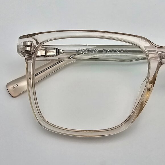 Warby Parker Chamberlain M LBF 500 Crystal Eyeglasses Frame w/ Case 51-17-140 main image 5